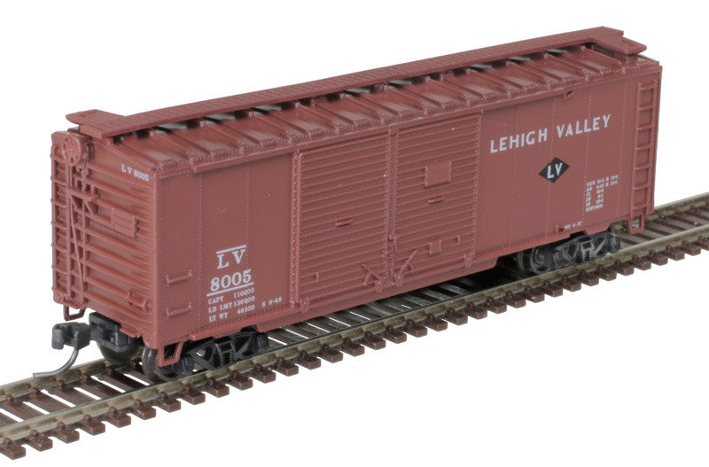 Atlas Trainman N 50006199 40' Double-Door Boxcar Lehigh Valley LV #8005