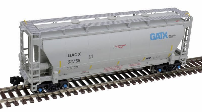 Atlas Master Plus N 50006222 Trinity 3230 Pressure Differential PD Covered Hopper General American GACX #62766