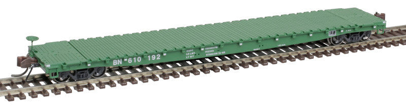 Atlas Master N 50006427 GSI 60' Flatcar Burlington Northern BN #610192