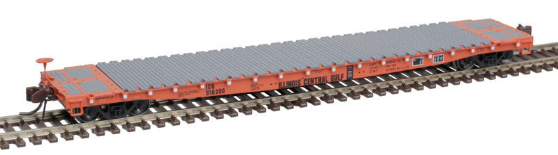 Atlas Master N 50006430 GSI 60' Flatcar Illinois Central Gulf ICG #910321