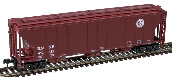 Atlas Master N 50006784 PS-2 4427 3-Bay Covered Hopper BNSF Railway BNSF #412006