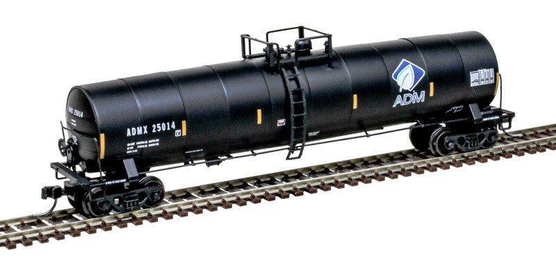 Atlas Master N 50006972 ACF 23,500-Gallon Tank Car Archer-Daniels-Midland 'Leaf' ADMX #25024