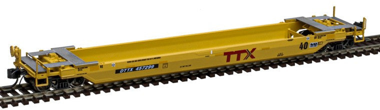 Atlas Master N 50007021 40' Rebuilt Well Car TTX 'Late Repaint' DTTX #457299
