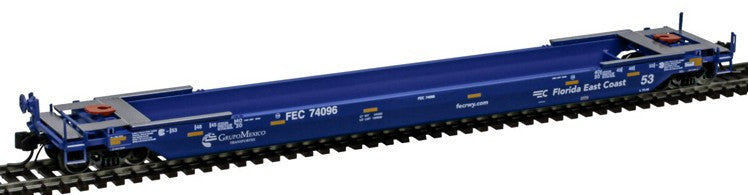 Atlas Master N 50007034 53' Rebuilt Well Car Florida East Coast FEC #74037
