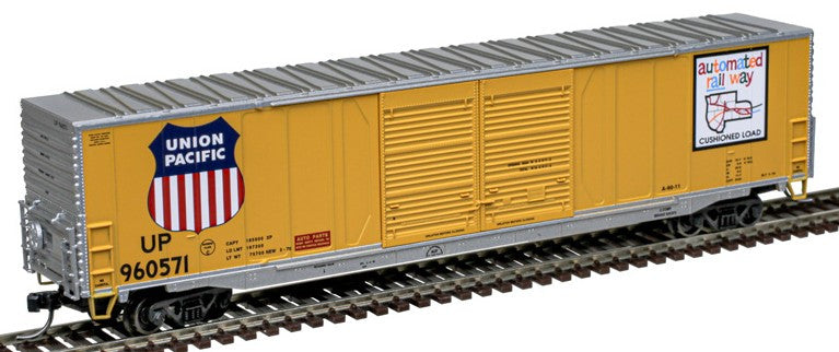 Atlas Master N 50007179 ACF 60' Double-Door Auto Parts Boxcar Union Pacific 'Automated Railway' UP #960565