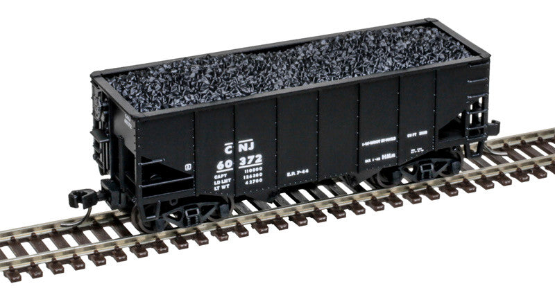 Atlas Master N 50007209 55 Ton Fishbelly Coal Hopper Central Railroad of New Jersey CNJ #60372