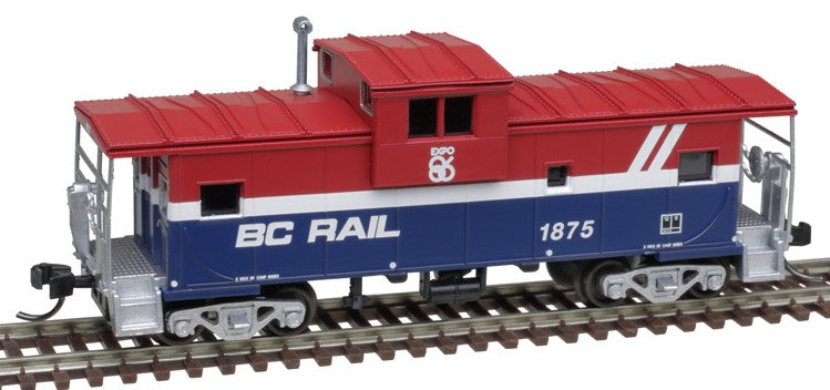 Atlas Master Silver Series N 50007301 Extended Vision Caboose BC Rail #1878