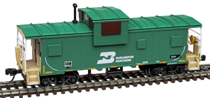 Atlas Master Silver Series N 50007303 Extended Vision Caboose Burlington Northern BN #12554