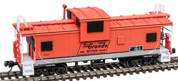 Atlas Master Silver Series N 50007313 Extended Vision Caboose Union Pacific #1513 "DRGW Pikes Peak Historical Repaint"