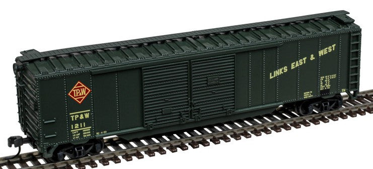 Atlas Trainman N 50007318 50' Double-Door Boxcar Toledo Peoria & Western TP&W #1215