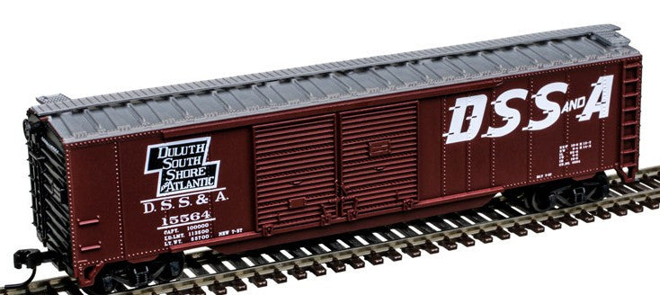 Atlas Trainman N 50007319 50' Double-Door Boxcar Duluth, South Shore & Atlantic DSS&A #15564