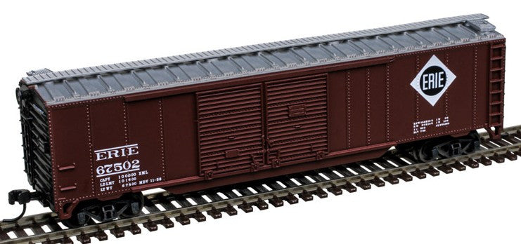 Atlas Trainman N 50007321 50' Double-Door Boxcar Erie #67502