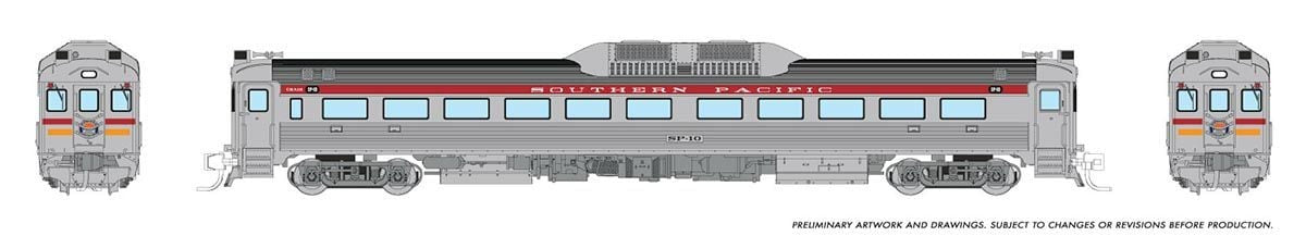 Rapido Trains Inc N 516012 DCC Ready Budd RDC-1 Phase 1 Southern Pacific 'Delivery' SP #10