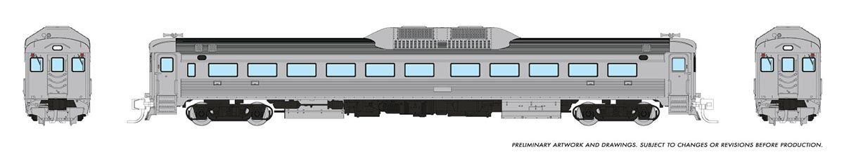 Rapido Trains Inc N 516094 DCC Ready Budd RDC-1 Phase 1 Painted Unlettered