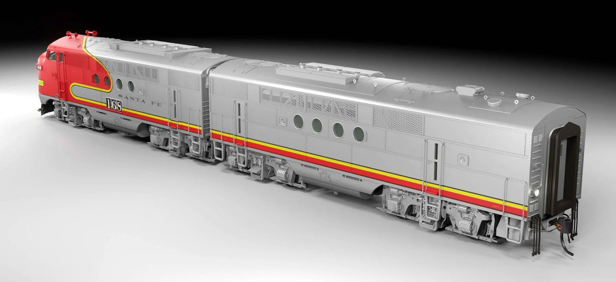 Rapido Trains Inc HO 53006 DCC Ready EMD FT A+B Locomotive Set AT&SF "Freight Scheme" #103 + 103A