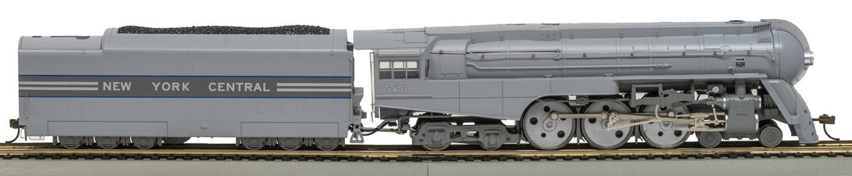 Bachmann HO 56603 DCC/TCSWOW Sound Equipped Dreyfuss Streamlined Hudson 4-6-4 New York Central NYC #5450 '1938 livery w/Scullin drivers'