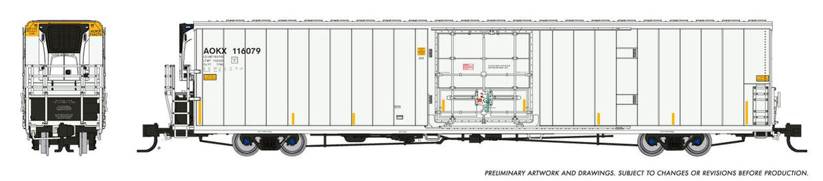 Rapido Trains Inc N 567007A Greenbrier 72’ IL 7780 Reefer Ontario Northland ONT Random Single Car