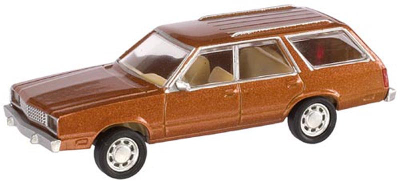Atlas N 60000012 1978 Ford Fairmont Wagon Medium Chestnut 2-Pack