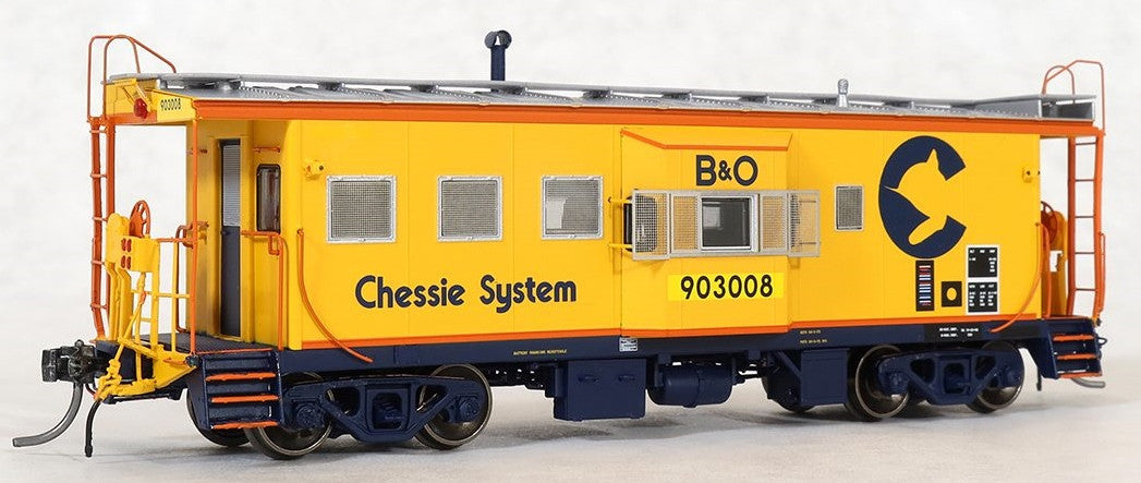 Tangent Scale Models HO 60019-06 International Car Company B&O Class I-18 Steel Bay Window Caboose Chessie System '1982+' B&O #903040