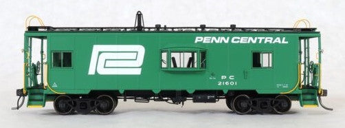 Tangent Scale Models HO 60124-01 DSI/SLCC Bay Window Caboose Penn Central Green Repaint Large Logo 1968+ PC #21519