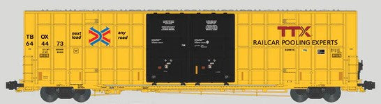 Aurora Miniatures N 602013 Greenbrier 7550 cf 60' Plate F Boxcar 'TBOX High Markings' TBOX #644473