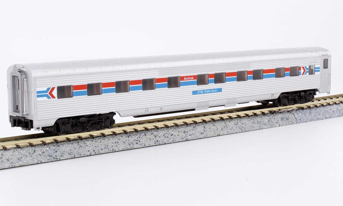Kato N 106-1971-LS-DMW Amtrak 'Rainbow-Era' Mixed Schemes Lighted 8-Car Passenger Set