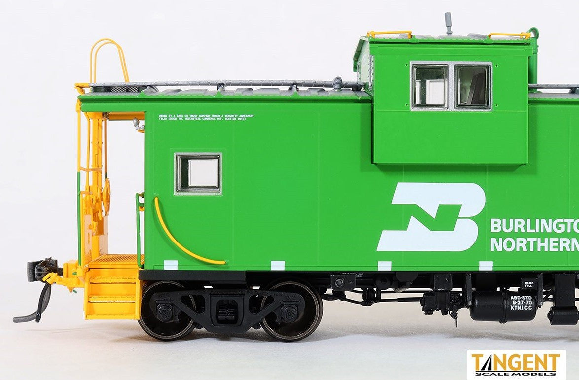 Tangent Scale Models HO 60312-11 ICC Wide Vision Cupola Caboose Burlington Northern 'Delivery 9-1970 w/ Red-Green Lights' BN #10519