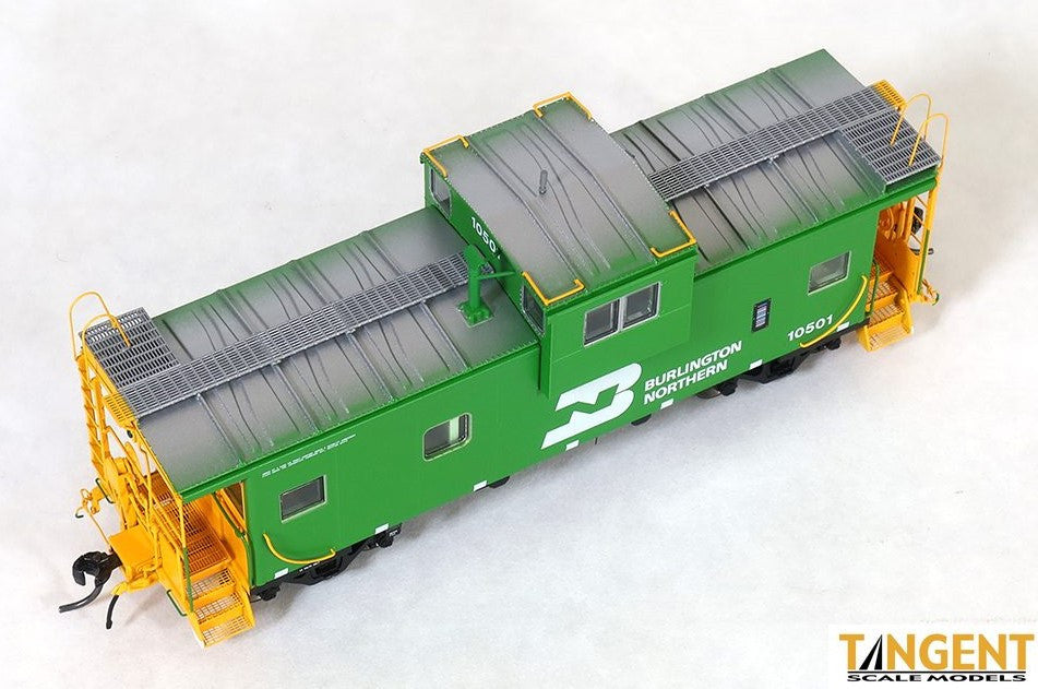 Tangent Scale Models HO 60312-05 ICC Wide Vision Cupola Caboose Burlington Northern 'Delivery 9-1970 w/ Red-Green Lights' BN #10513