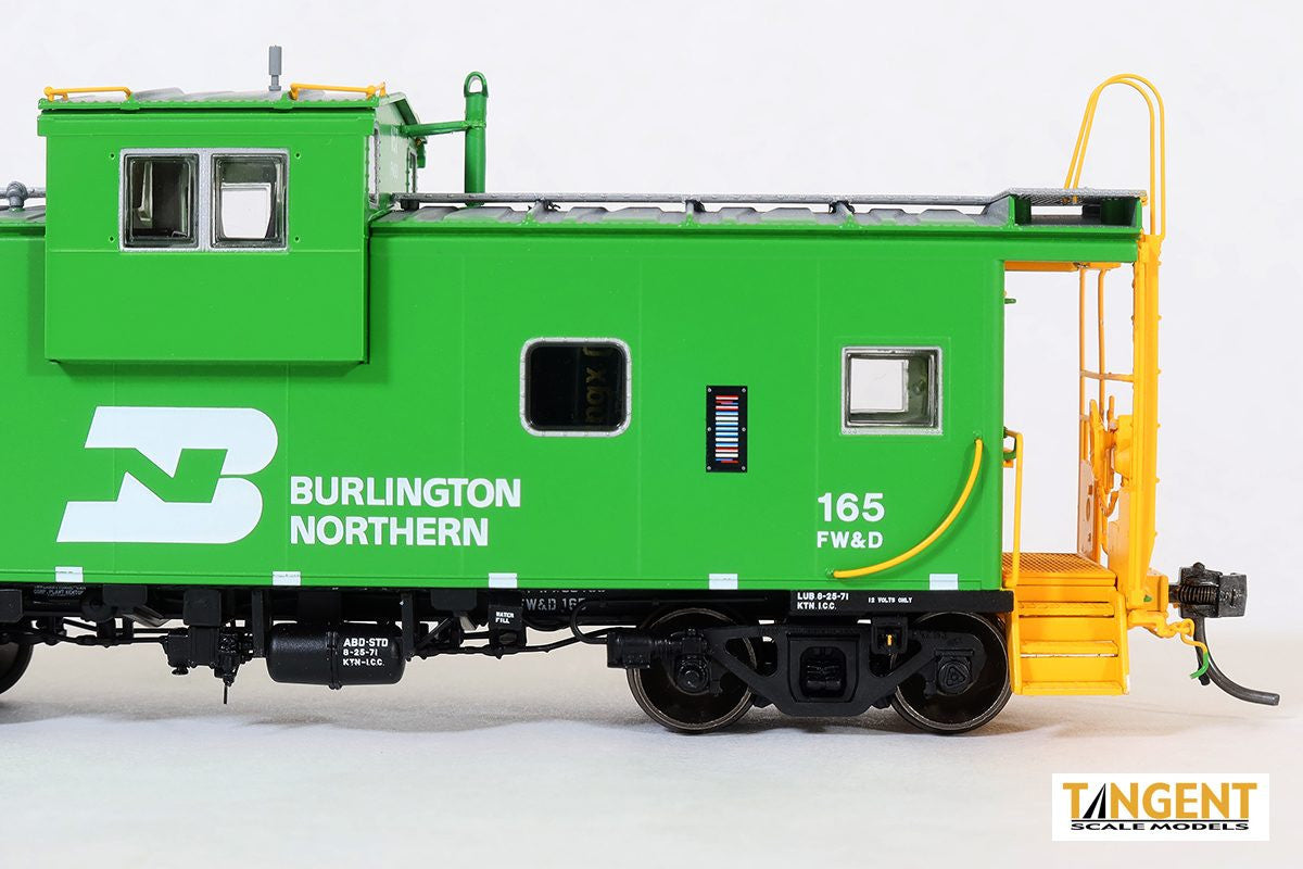 Tangent Scale Models HO 60313-03 ICC Wide Vision Cupola Caboose Fort Worth & Denver FW&D 'Delivery 1971 w/ Red-Green Lights' BN #167