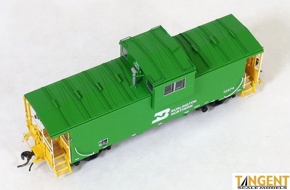 Tangent Scale Models HO 60315-02 ICC Wide Vision Cupola Caboose Burlington Northern 'WFE Rebuild 1990 w/ FRA Light' BN #12557