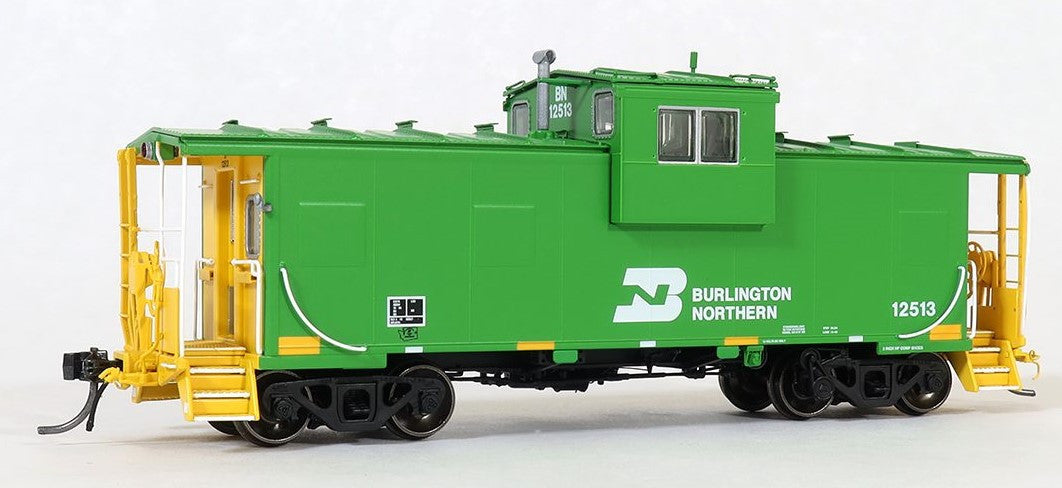 Tangent Scale Models HO 60316-01 ICC Wide Vision Cupola Caboose Burlington Northern 'WFE Rebuild 2016+ Era w/ FRA Light' BN #12513