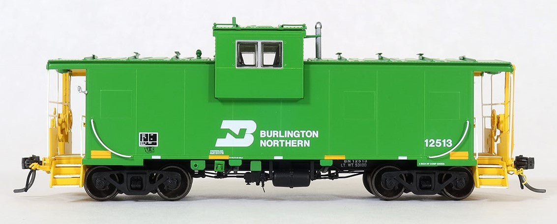 Tangent Scale Models HO 60316-01 ICC Wide Vision Cupola Caboose Burlington Northern 'WFE Rebuild 2016+ Era w/ FRA Light' BN #12513