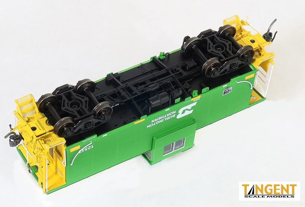 Tangent Scale Models HO 60316-01 ICC Wide Vision Cupola Caboose Burlington Northern 'WFE Rebuild 2016+ Era w/ FRA Light' BN #12513