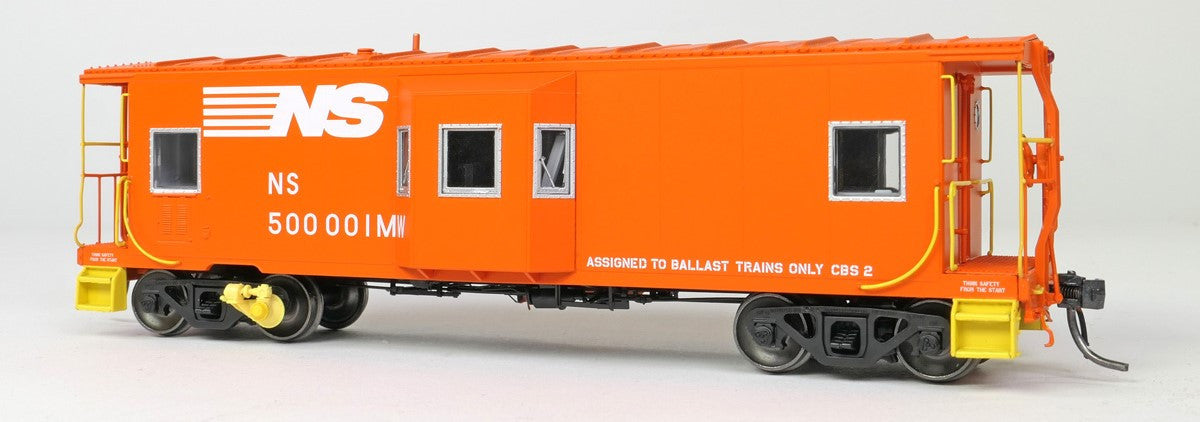 Tangent Scale Models HO 60614-01 Southern Railway Gantt Bay Window Caboose Norfolk Southern 'MOW Ballast Train Service 1992' NS #500001MW