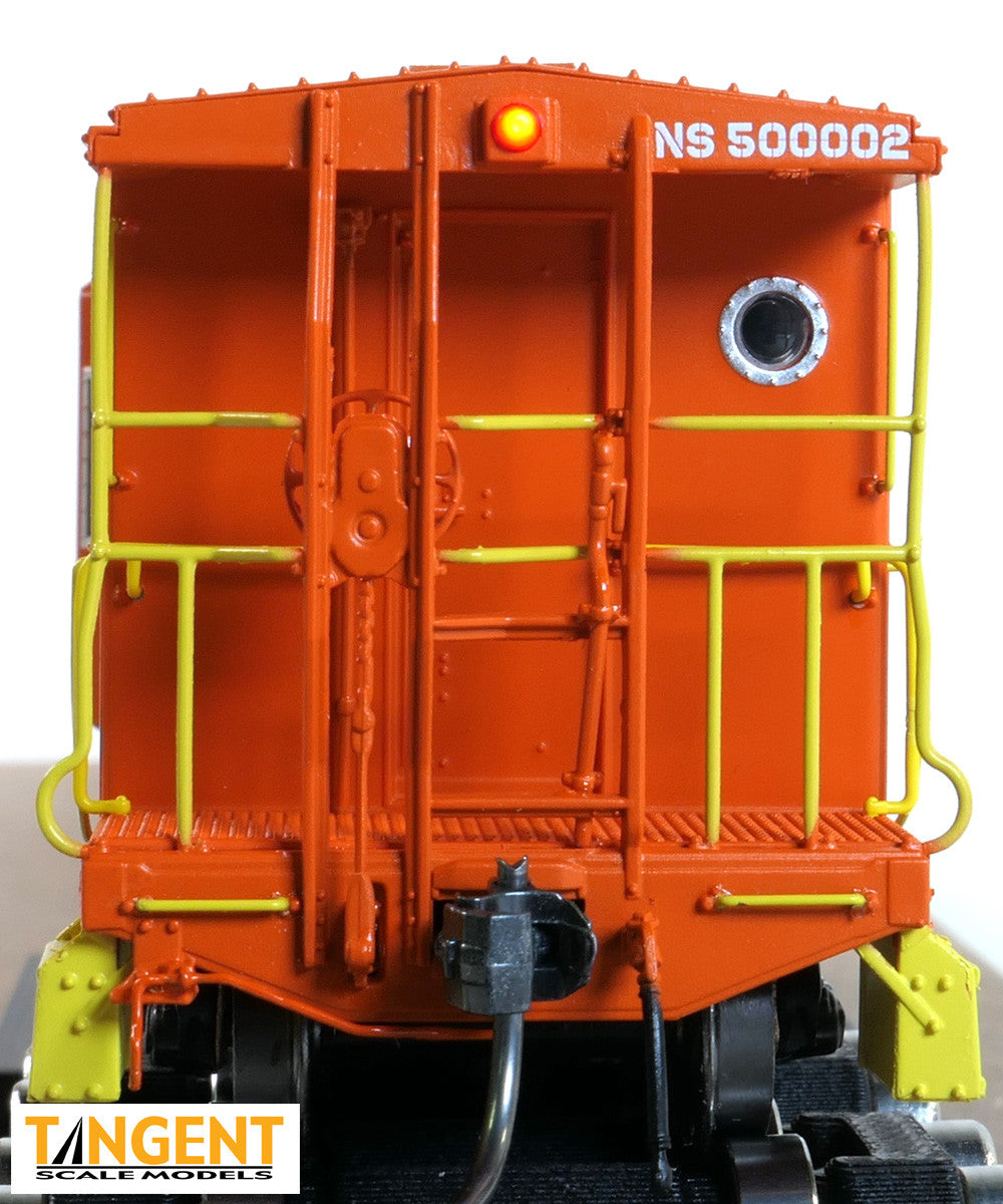Tangent Scale Models HO 60615-01 Southern Railway Gantt Bay Window Caboose Norfolk Southern 'MOW Ballast Train Service 1992' NS #500002MW