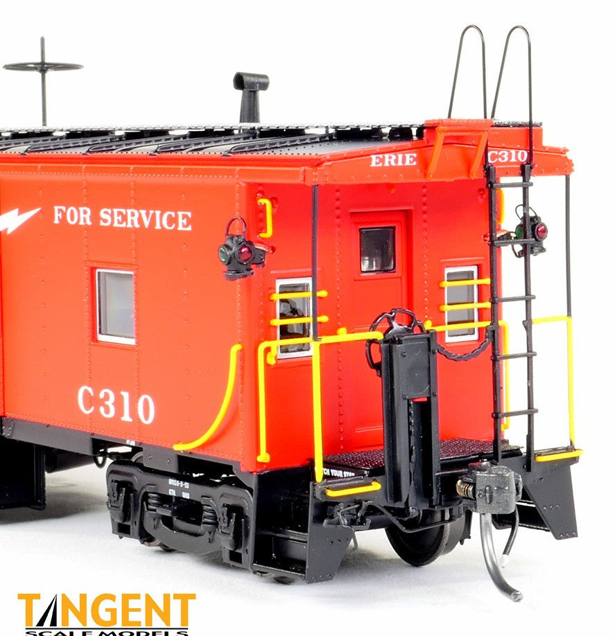 Tangent Scale Models HO 60710-01 Erie ICC Bay Window Caboose ERIE #C301