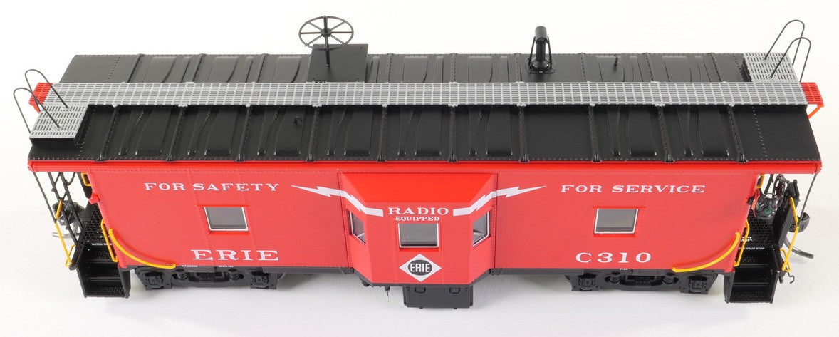 Tangent Scale Models HO 60710-01 Erie ICC Bay Window Caboose ERIE #C301