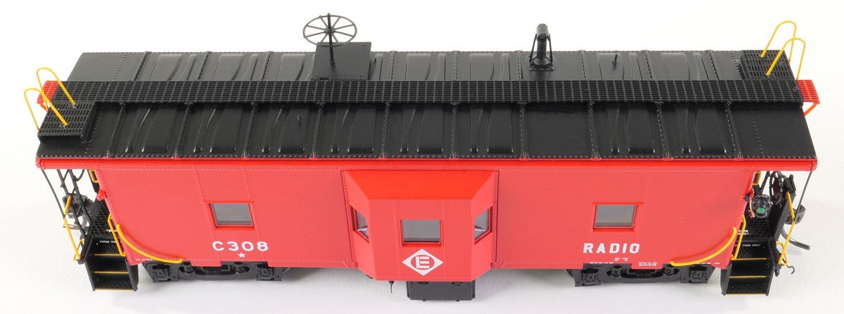 Tangent Scale Models HO 60711-01 Erie ICC Bay Window Caboose Erie Lackawanna 'Simplified Repaint 1966' EL #C303