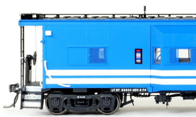 Tangent Scale Models HO 60713-01 Erie ICC Bay Window Caboose Conrail N7D 'Blue Repaint 6-1976' CR #21108