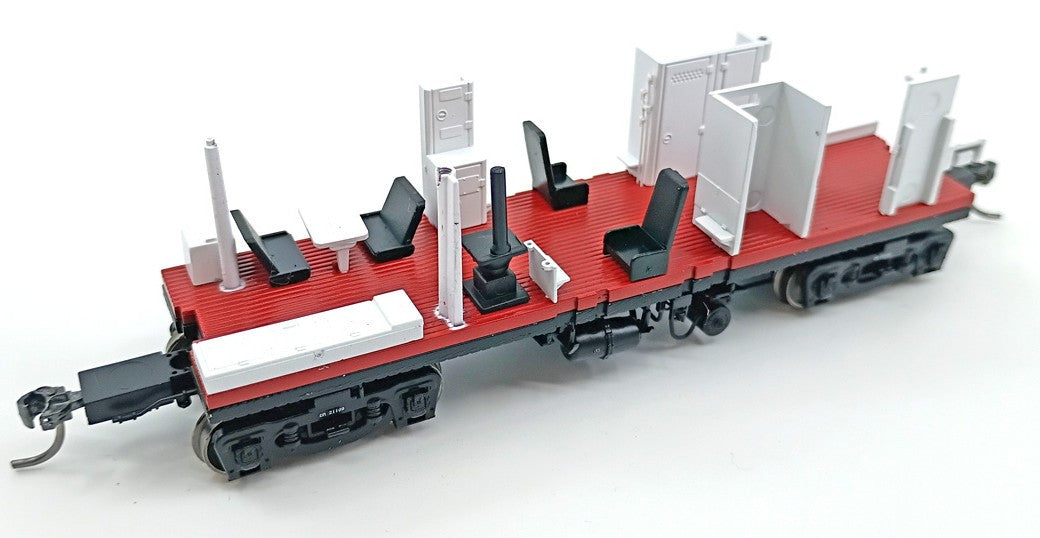Tangent Scale Models HO 60713-01 Erie ICC Bay Window Caboose Conrail N7D 'Blue Repaint 6-1976' CR #21108