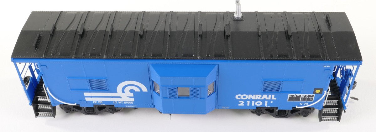 Tangent Scale Models HO 60714-01 Erie ICC Bay Window Caboose Conrail N7D 'Blue Repaint 1981+ Era' CR #21101