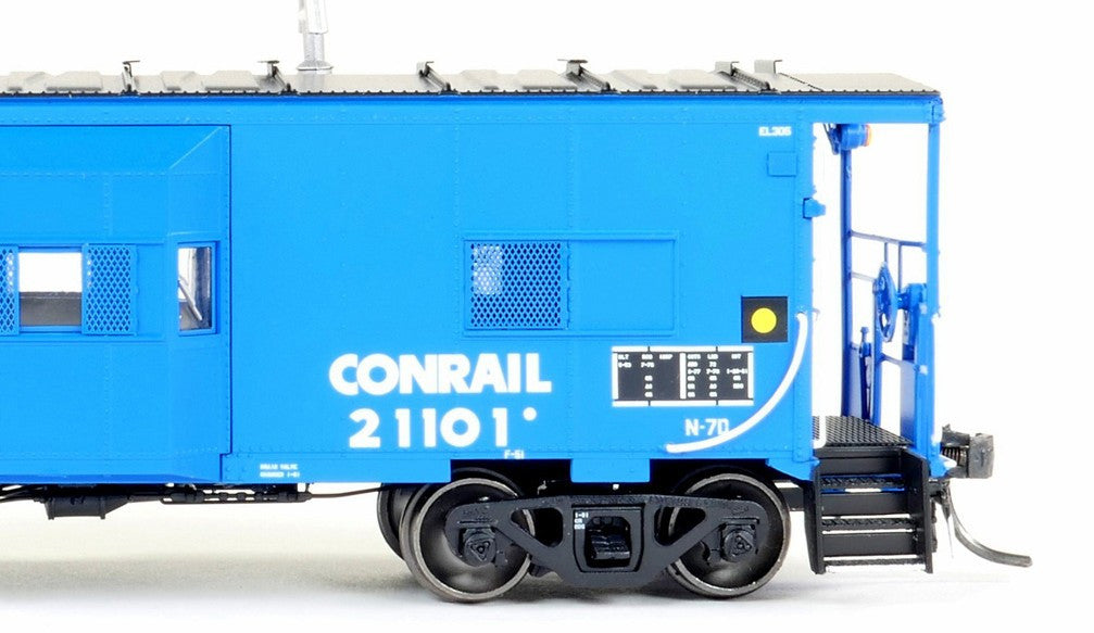 Tangent Scale Models HO 60714-01 Erie ICC Bay Window Caboose Conrail N7D 'Blue Repaint 1981+ Era' CR #21101
