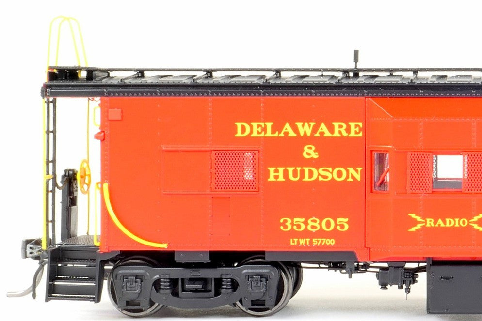 Tangent Scale Models HO 60715-01 Erie ICC Bay Window Caboose Delaware & Hudson 'Bridge Line Repaint 1981+ Era' D&H #35805