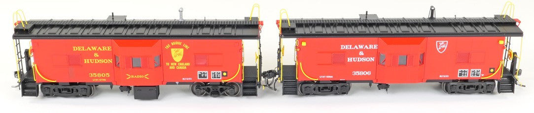 Tangent Scale Models HO 60716-01 Erie ICC Bay Window Caboose Delaware & Hudson 'Simple Repaint 1980+' D&H #35806