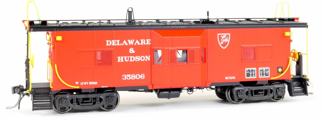 Tangent Scale Models HO 60716-01 Erie ICC Bay Window Caboose Delaware & Hudson 'Simple Repaint 1980+' D&H #35806