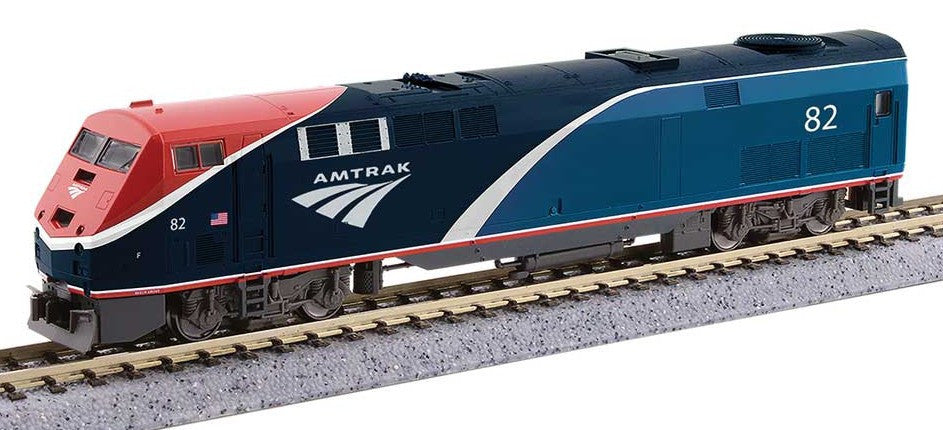 Kato N 176-6040-LS-DMW with DCC/ESU LokSound V5 GE P42 Genesis Locomotive Amtrak 'Phase VII' #82