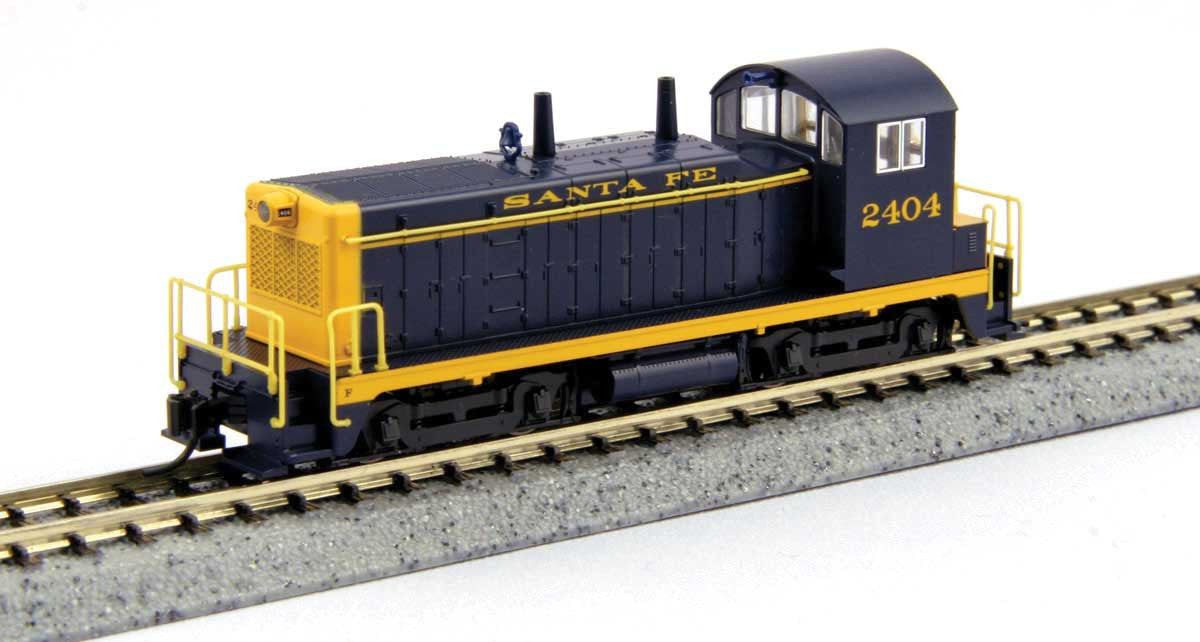 Kato N 176-4376 DCC Ready EMD NW2 Locomotive Santa Fe ATSF #2414