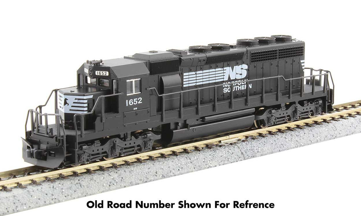 Kato N 176-4827 DCC Ready EMD SD40-2 Locomotive 'Early Production' Norfolk Southern NS #6116