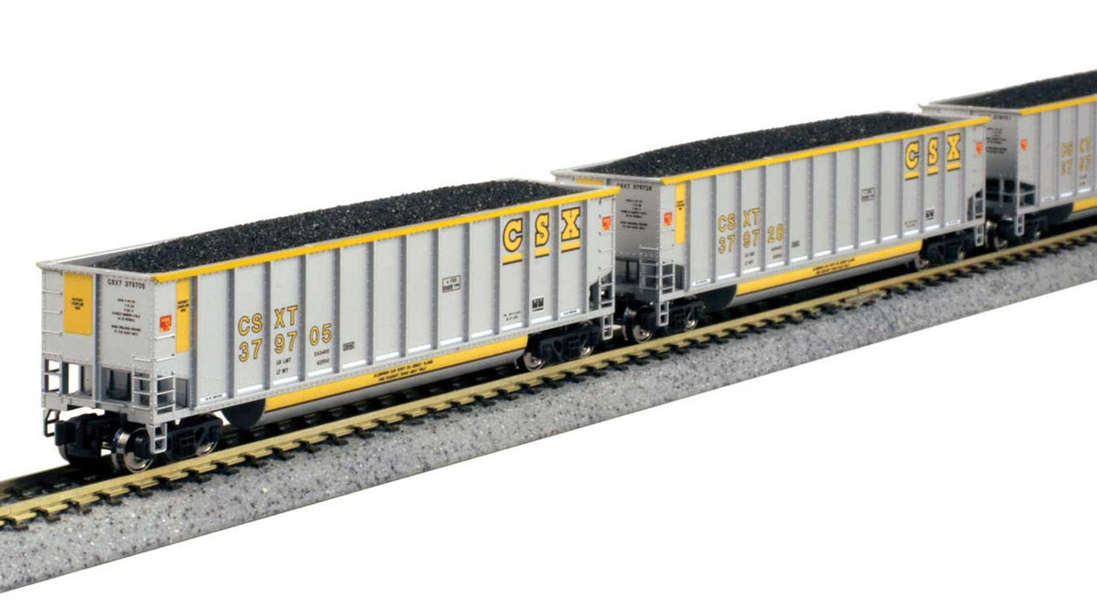 Kato N 106-4632 BethGon Coalporter CSX 8-Car Set