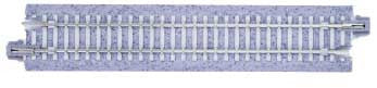Kato N 20-028 Unitrack Concrete Tie Straight Roadbed Track Section - 4-7/8" 124mm